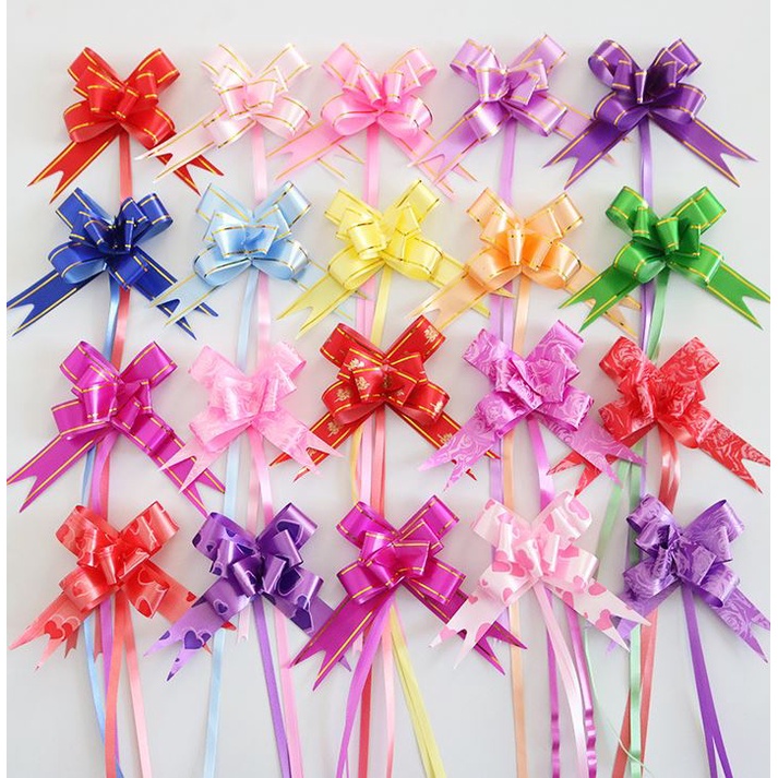 Christmas Pull Flower Bows Gift Wrapping Package for Wedding Cars