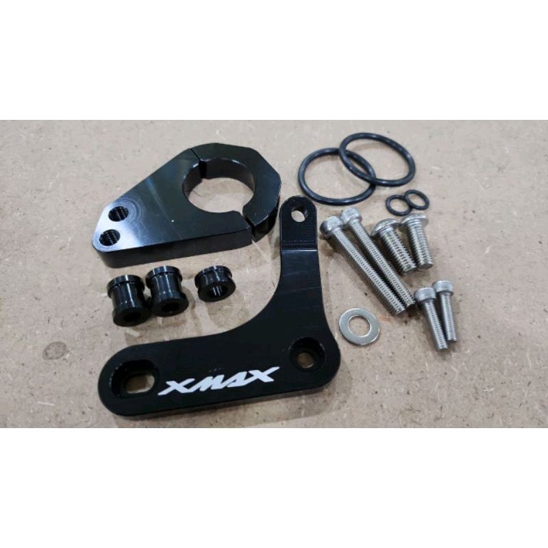 Ohlins Rcb Damper Bracket Xmax 250/300 Steering Damper Bracket Black