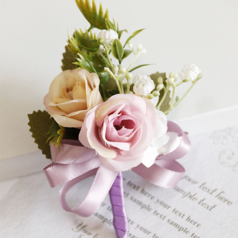 Wedding Corsage Boutonniere Rose Flower Celebration Ceremony ...