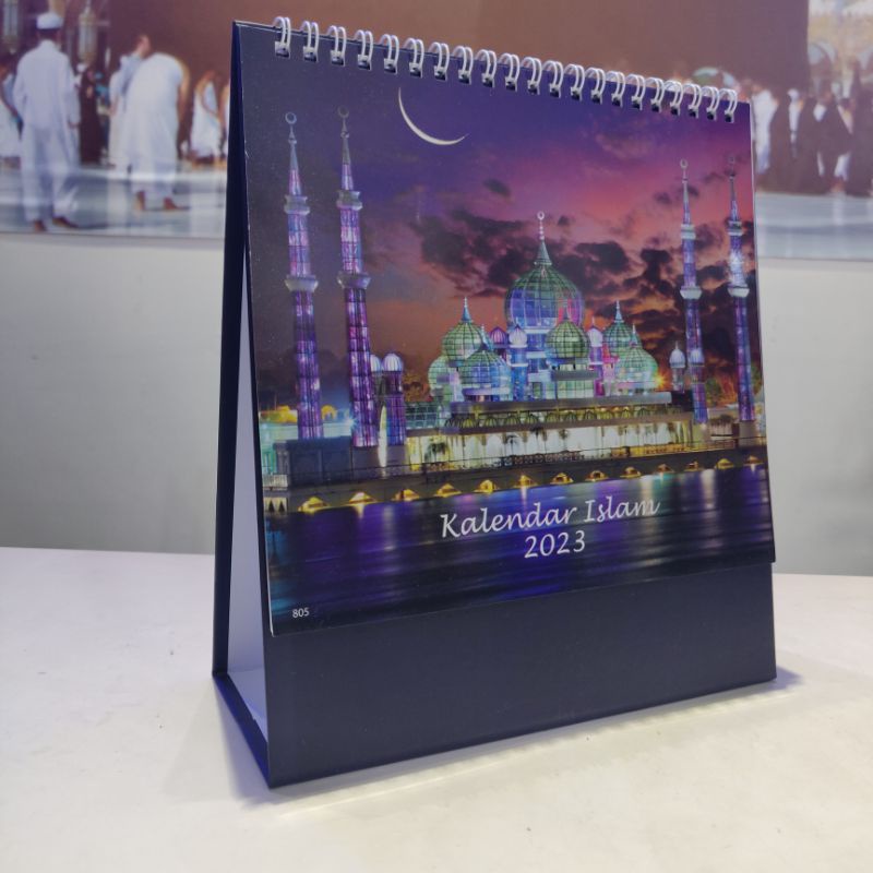 Kalender Islam 2023 Islamic Calender Meja Table Desk Waktu Solat