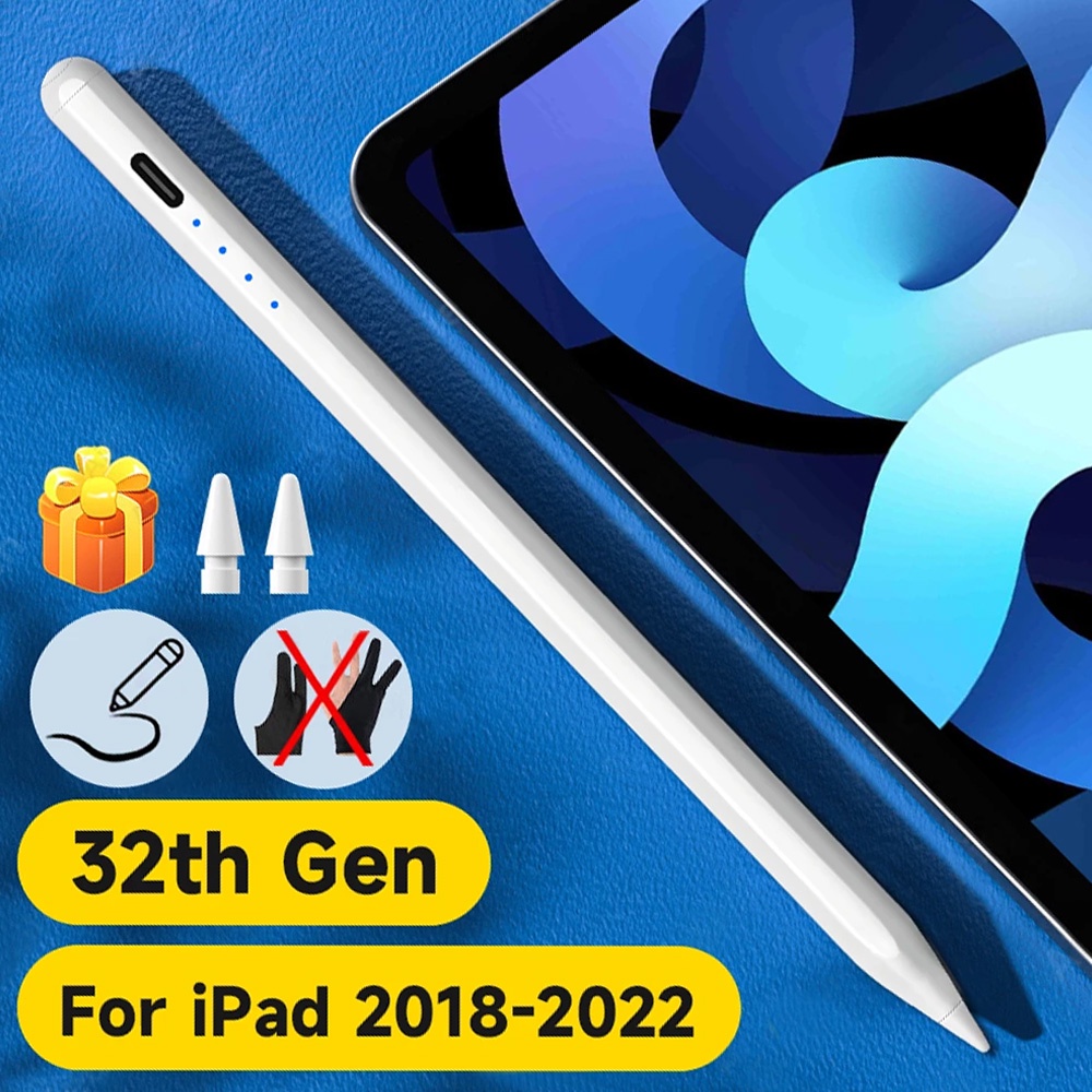Adonit Neo Ink(Graphite Black) - Magnetically Attachable Stylus Pen for iPad Writing/Drawing with Palm Rejection, Active Pencil, Compatible with Windows Powered Tablets and 2-in-1 Devices