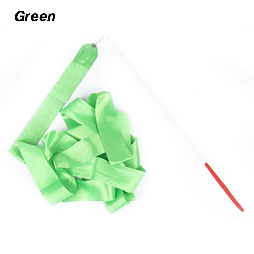 GOGUVO Colorful Gym Ribbons 10 Colors Twirling Rod Gymnastics Ribbon