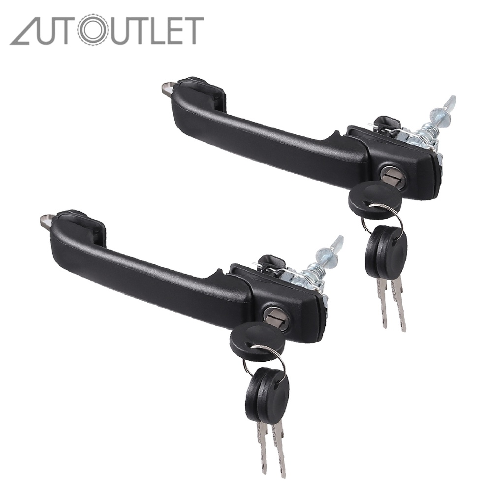 AUTOUTLET Car Door Handle Lock Locking System Complete Set Tailgate ...