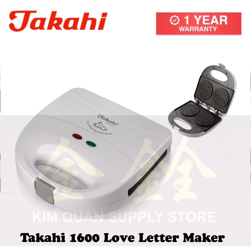 Takahi 1600 Love Letter | Egg Roll Maker (Kuih Kapit) | Shopee Malaysia