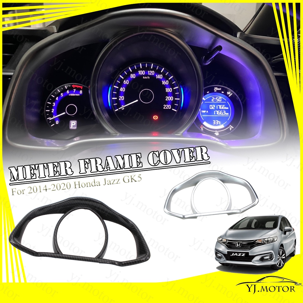 For 2014 2020 Honda Jazz FIT GK5 Dashboard Meter Frame Cover Meter