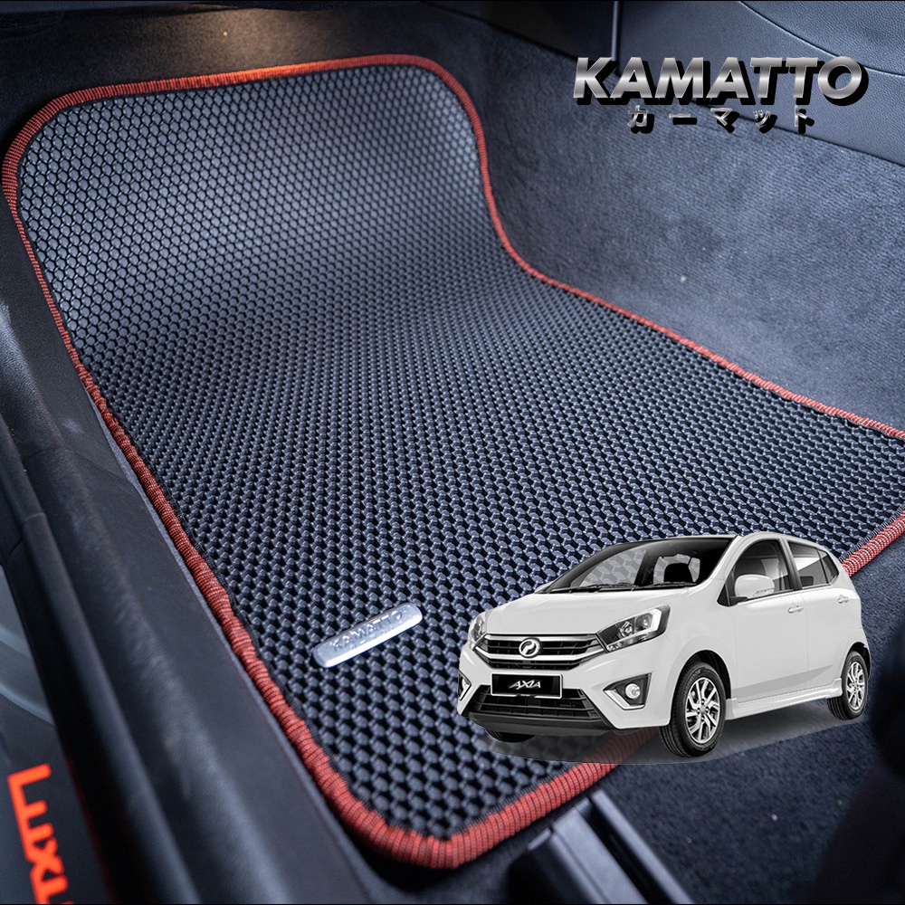 Kamatto Classic Perodua Axia 2014 2022 Car Floor Mat and Carpet