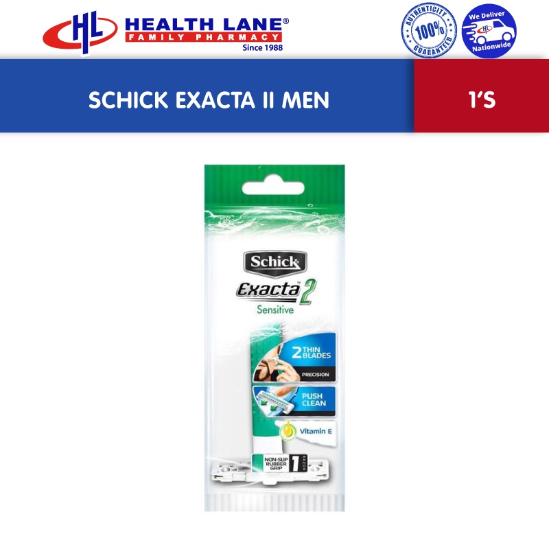 SCHICK EXACTA II MEN 1'S | Shopee Malaysia