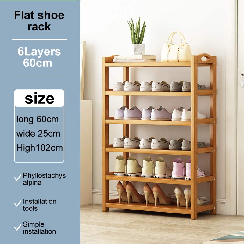 Foldable Folding Wooden Shoe Rack Organizer Aesthethic Wooden Shoes ...