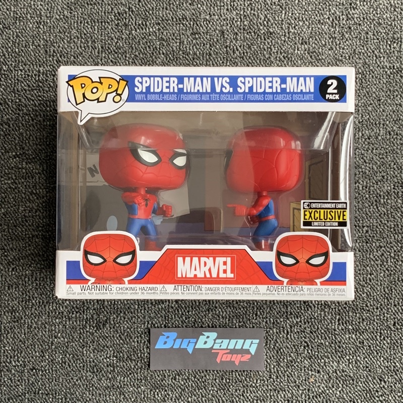 Funko Pop! Marvel Spider-Man Vs. Spider-Man Entertainment Earth