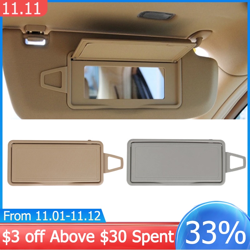 Sun Visor Shade Mirror Cover Replacement Auto Interior Makeup Cosmetic