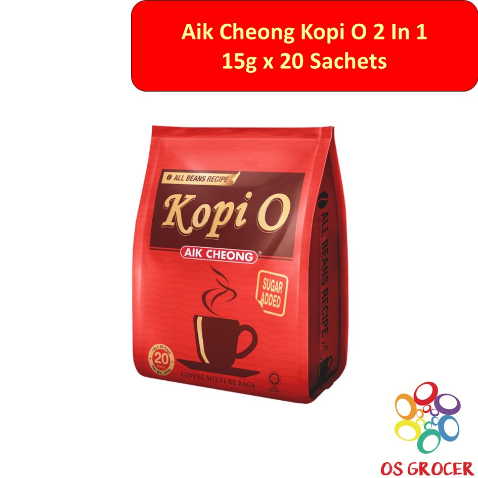 Aik Cheong Kopi-O 2 In 1 15g x 20 Sachets | Shopee Malaysia