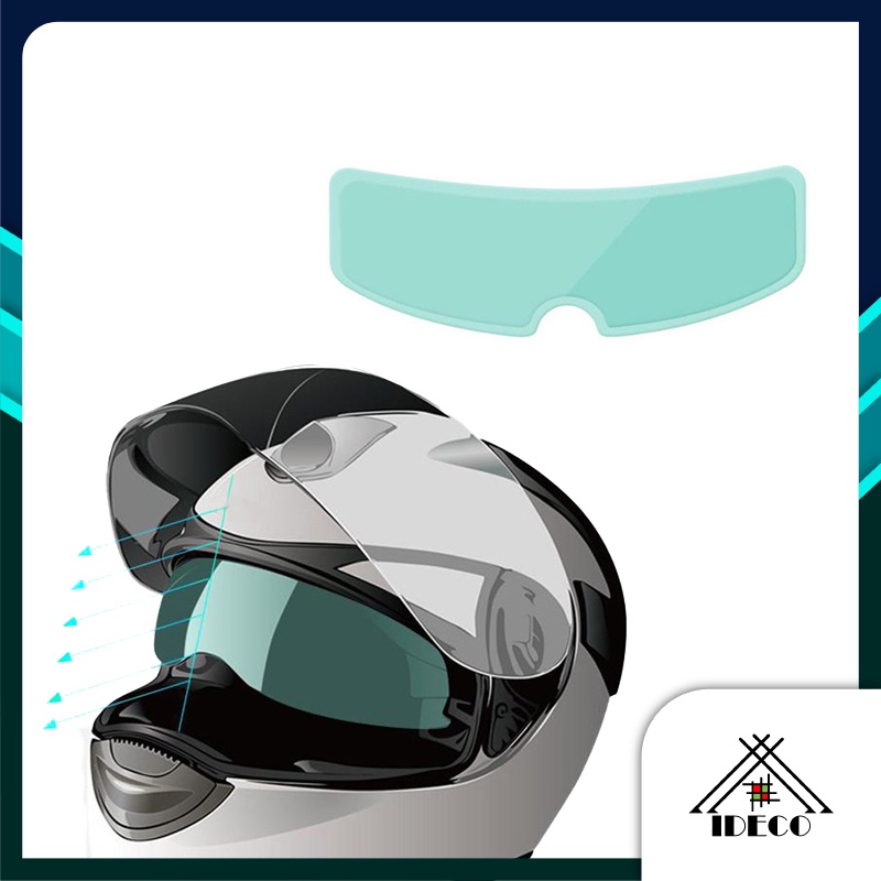 IDECO Universal Motorcycle Helmet Waterproof Film Antifog Visor Film