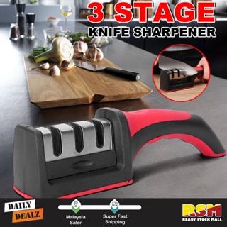 Multipurpose Knife Sharpener Roller Angle with Handle Scissor Sharpener  Pengasah Pisau Viral Lapah Pirge Gunting 磨刀石