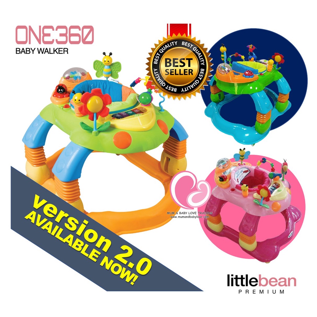 Little bean 3 store in 1 baby walker