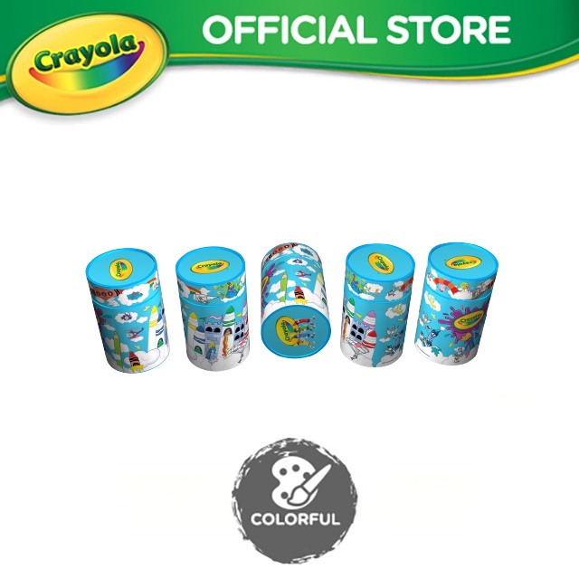 Crayola Paper Box Broad Line Markers Holder Large Shopee Malaysia