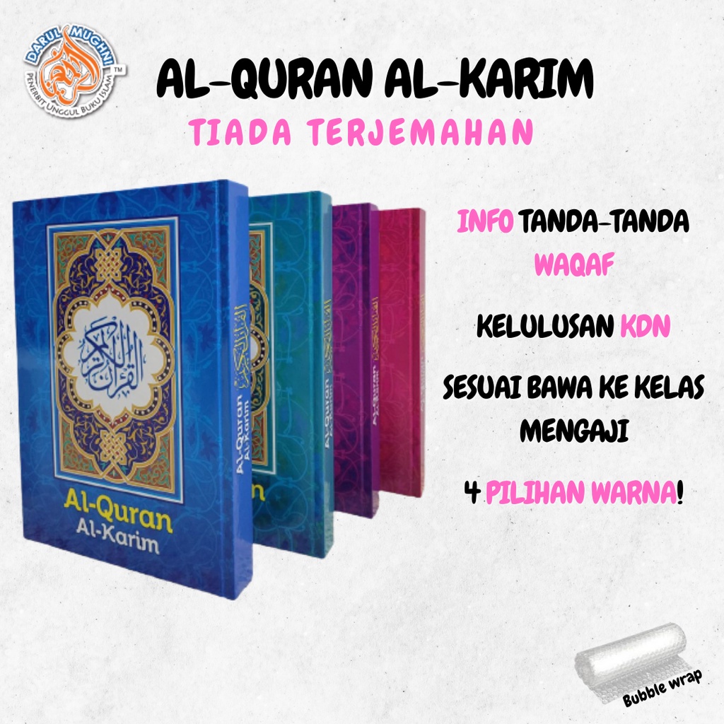 Al Quran B5 - Al Quran Terjemahan Munadi-Quran Tagging - Murah - Buku ...