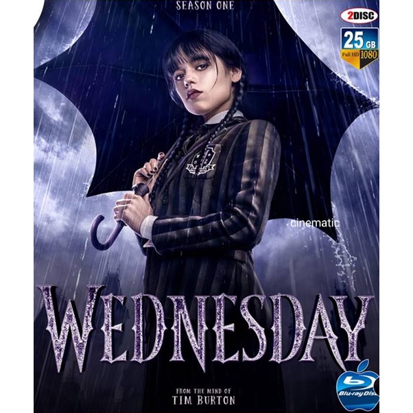 Tv Series Blu ray English Wednesday Complete Season 1 (2022) 2Disc ...