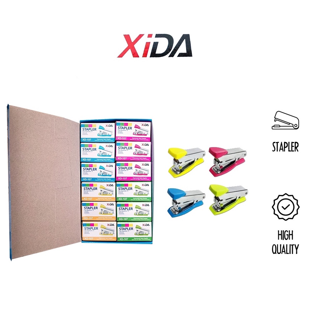 JOO HUAT XIDA XD-107 MINI STAPLER & NO.10-1M Bullet Standard Staples ...