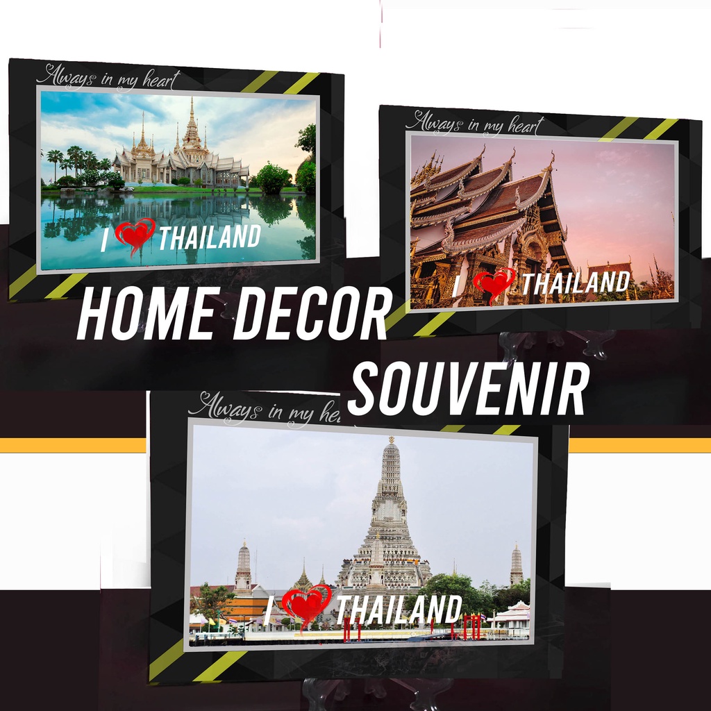 Home Decor Thailand Bangkok Hatyai Souvenir Gift Board Display Shopee Malaysia