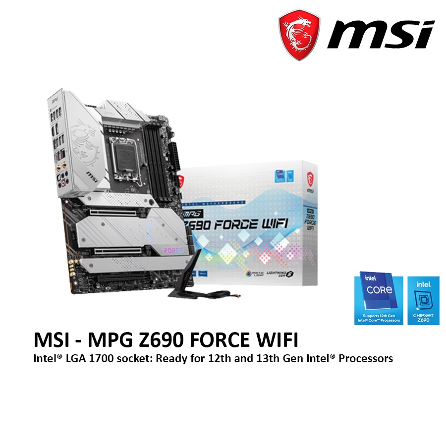 msi mpg z690 force wifi atx lga1700 motherboard