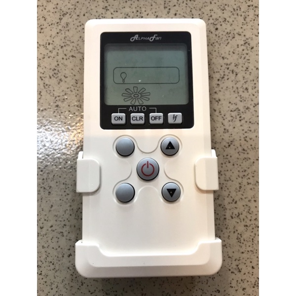 Alpha F6303B Ceiling Fan Remote Controller (Have black shadow on