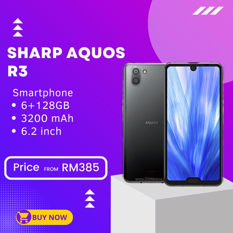 Sharp Aquos R3 , R2, Zero 2 & R5G (4+64/6+128GB) original secondhand ...