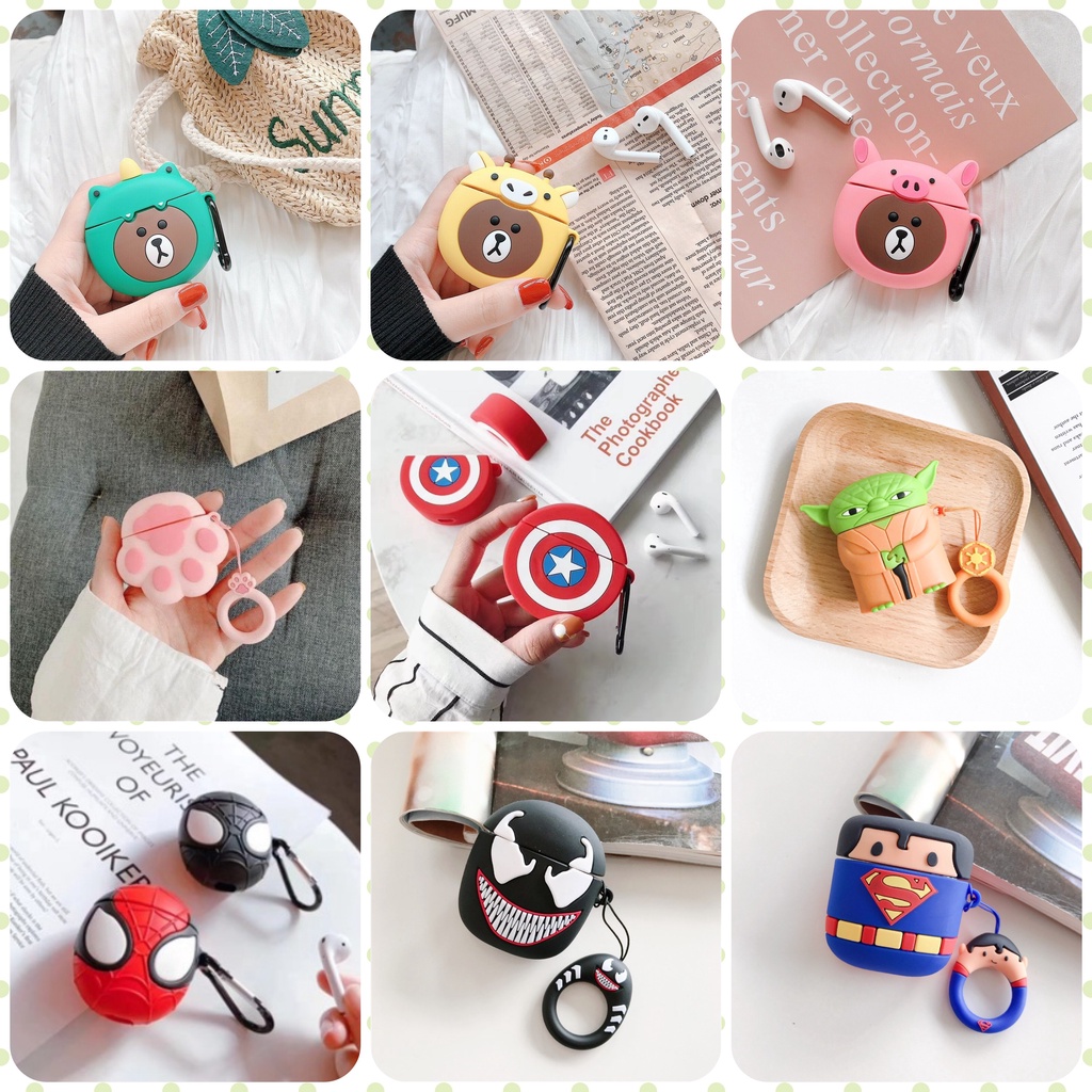 HEALTHFUL AirPods Cartoon Ins Earpod Airpods Pro i10 i12 i9s tws ...