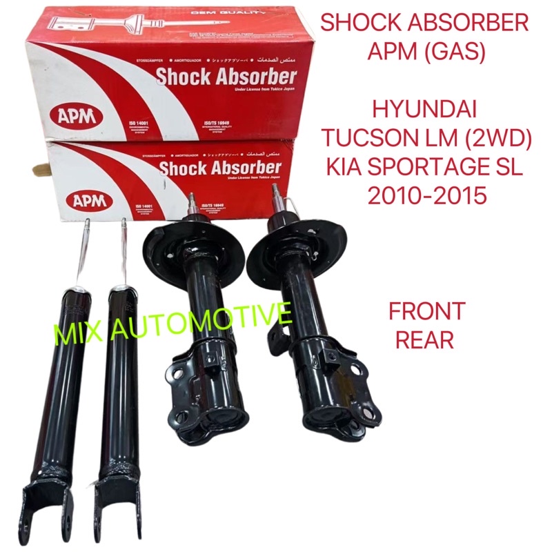 ORIGINAL APM SHOCK ABSORBER HYUNDAI TUCSON LM KIA SPORTAGE SL 2010