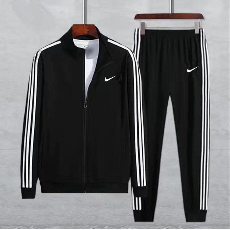 [Ready Stock] Two Piece Set Unisex Sports Suits Men's Long Sleeve ...