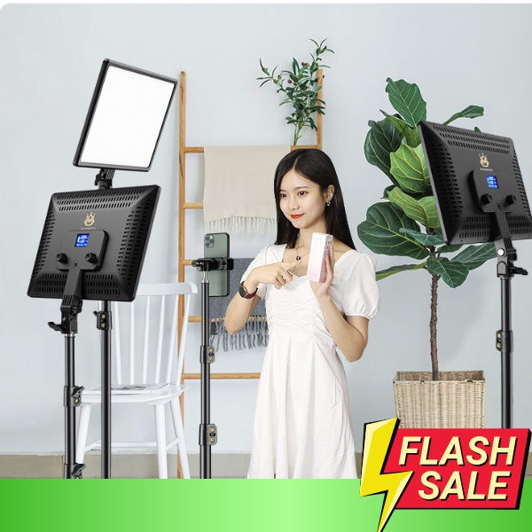 A111 14 inch studio light set with light stand to support lighting for ...