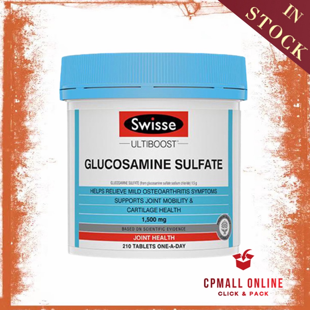 [Expiry Date 03/2026] Swisse Glucosamine Sulfate 1500mg 关节灵维骨力 ( 210