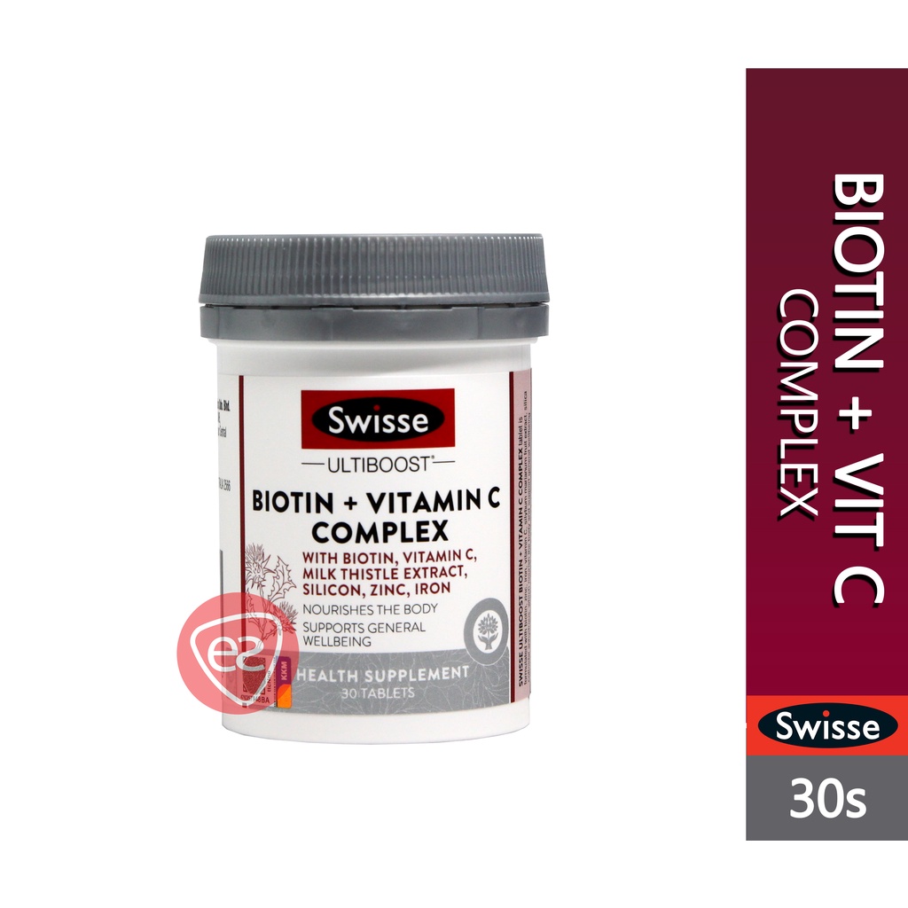 Swisse Biotin & Vitamin C Complex ( 30s / 60s ) (MAL22016071NC