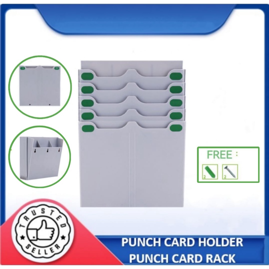 Punch Card Holder丨Punch Card Rack | 10'slot Punch Card Holder *ABS ...