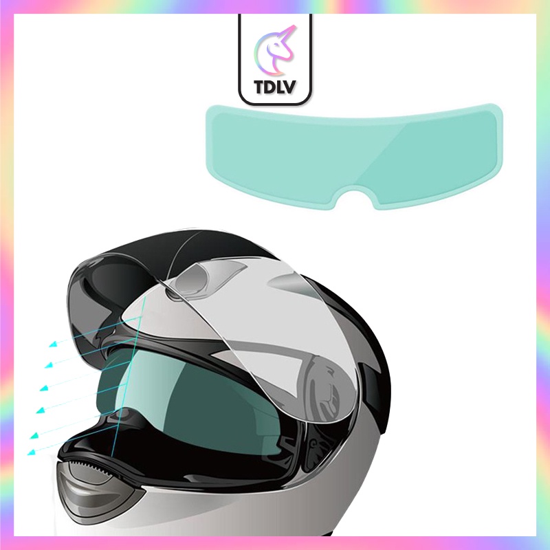 TDLV Universal Motorcycle Helmet Waterproof Film Antifog Visor Film