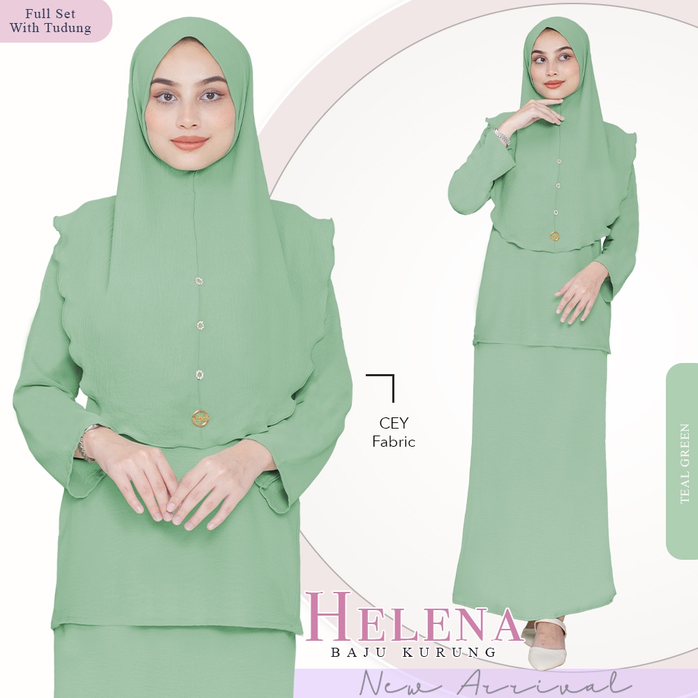 🔥🔥 Full Set with Tudung🔥🔥 ) Daily Basic Baju Kurung Moden (CEY ...