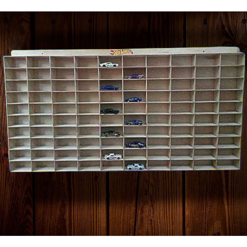 Hot Wheels Rack Diecast Rack 100 Slot Landscape Hot Wheels display 100