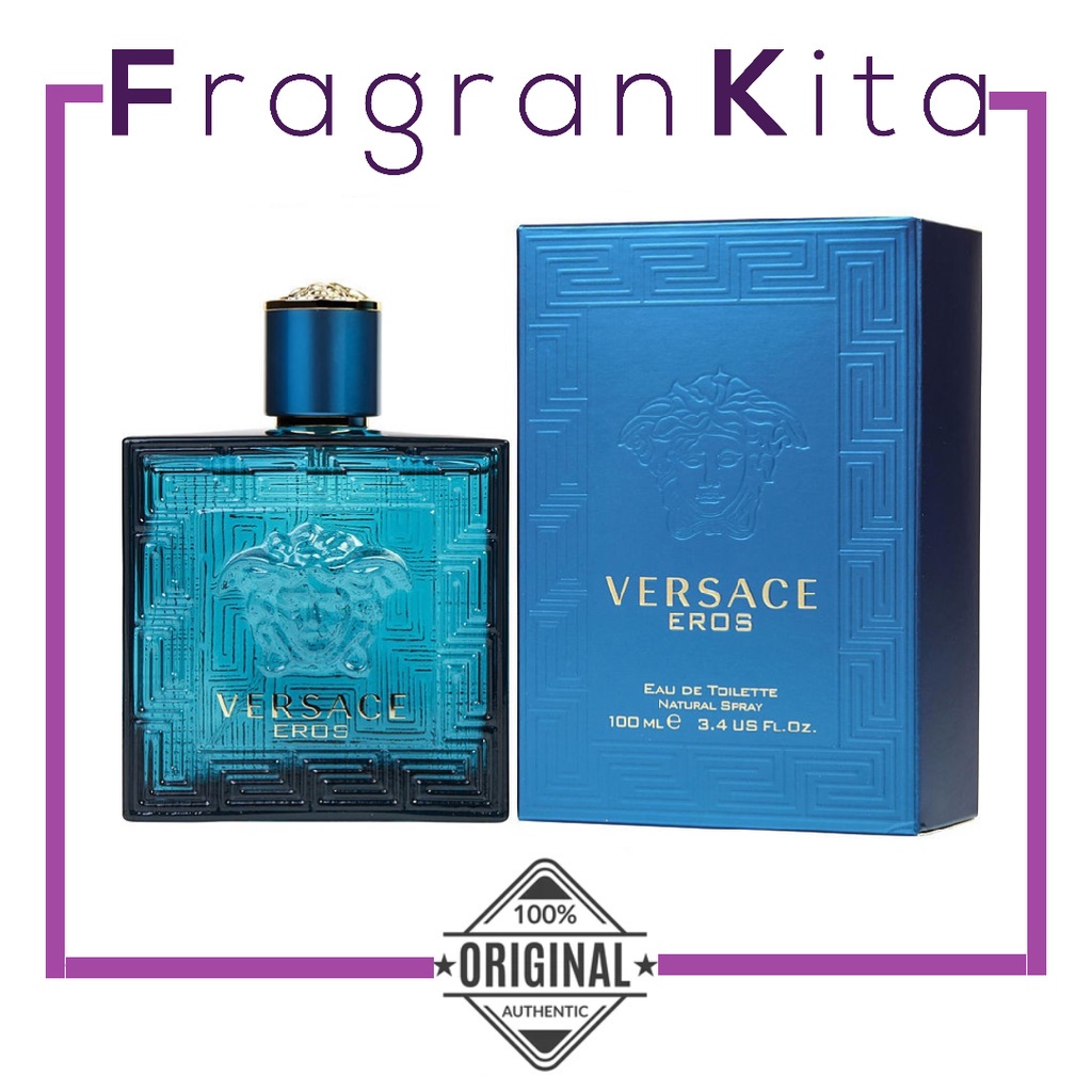 Versace Eros 100 ml EDT Shopee Malaysia