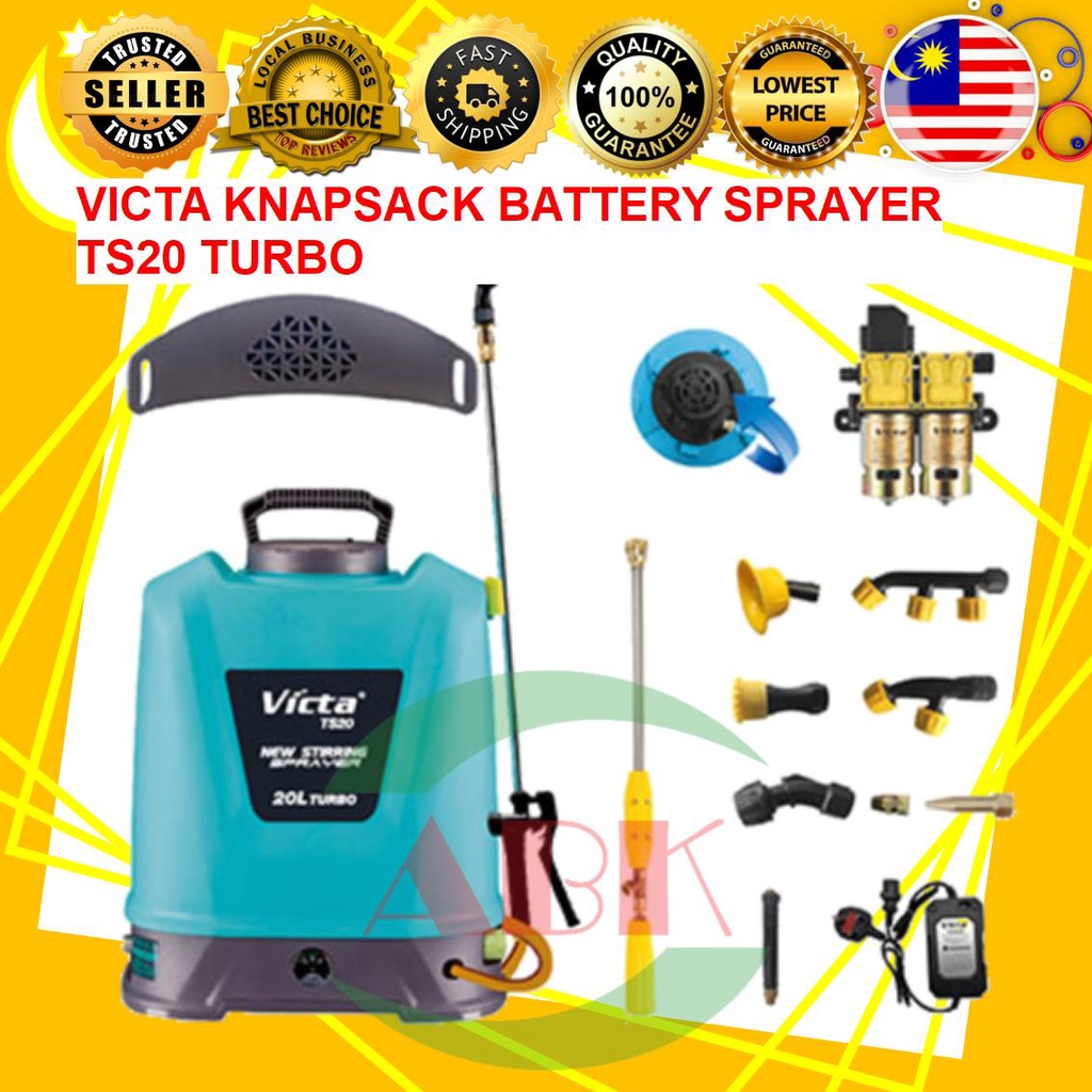 VICTA KNAPSACK BATTERY SPRAYER TS20 TURBO 20L Shopee Malaysia