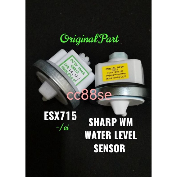 Sharp Washing Machine Water Level Sensor Pressure Switch Esx715 Original Part Shopee Malaysia