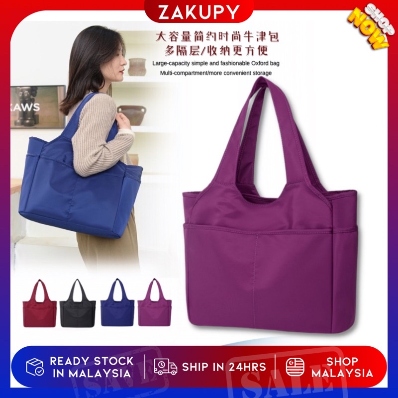 大容量尼龙女包Waterproof Bag Large-capacity Travel Tote Bag Shoulder Nylon ...