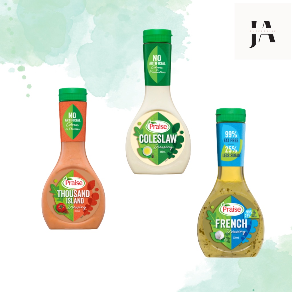 Praise Thousand Island / Coleslaw / French Dressings (330ml) Shopee