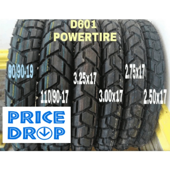 POWERTIRE D601 ON/OFF ROAD DUAL SPORT/ CAFE RACER/SCRAMBLER/ TUBE TIRE ...