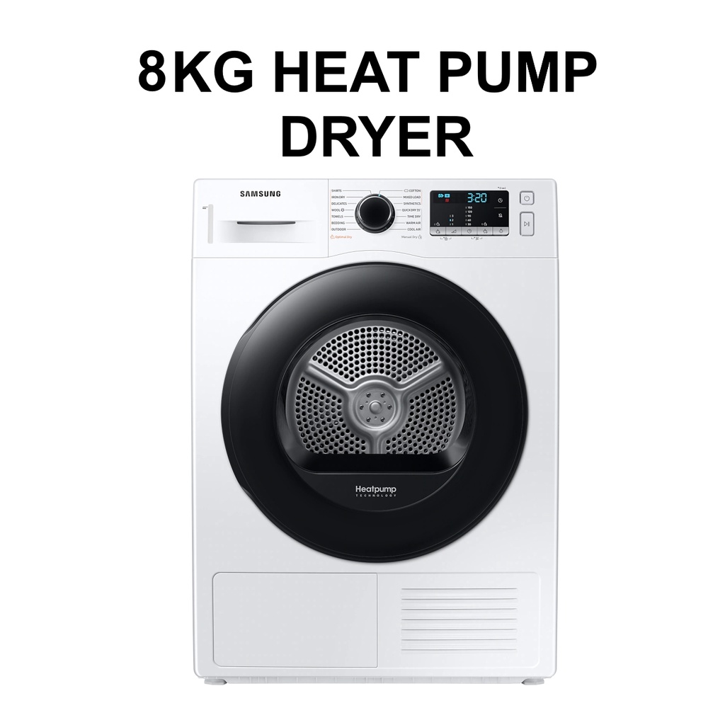 Samsung Heat Pump Dryer 9KG / 8KG DV90T6240LH/FQ - DV80TA220AE/FQ ...