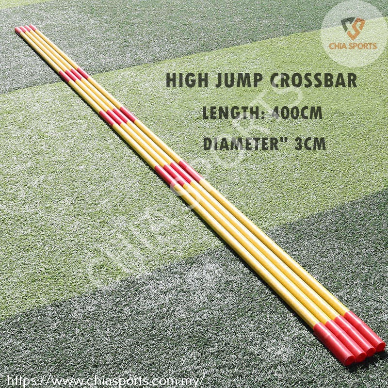 High Jump Crossbar 400cm FRP Palang Tiang Lompat Tinggi Olympic Sport