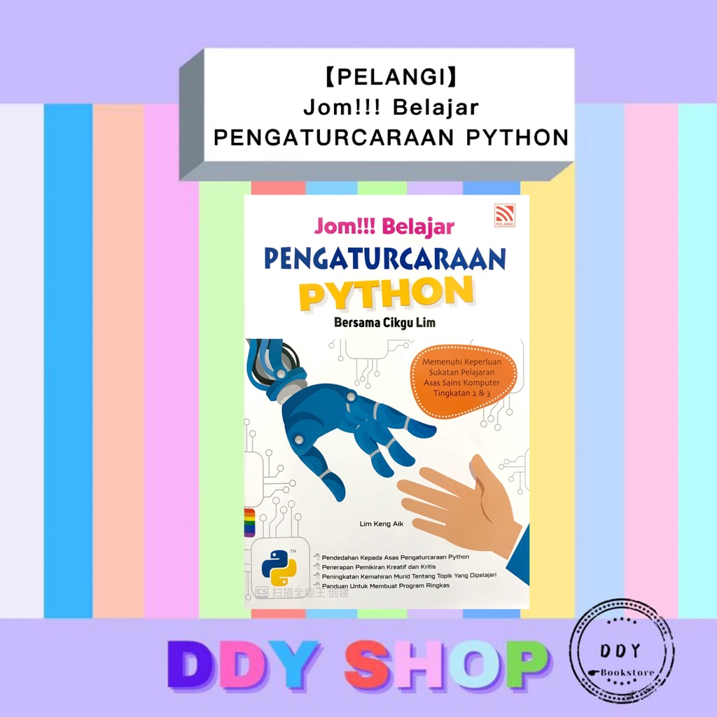 STOCK CLEARANCE【Pelangi】Jom!!! Belajar PENGATURCARAAN PYTHON Bersama ...