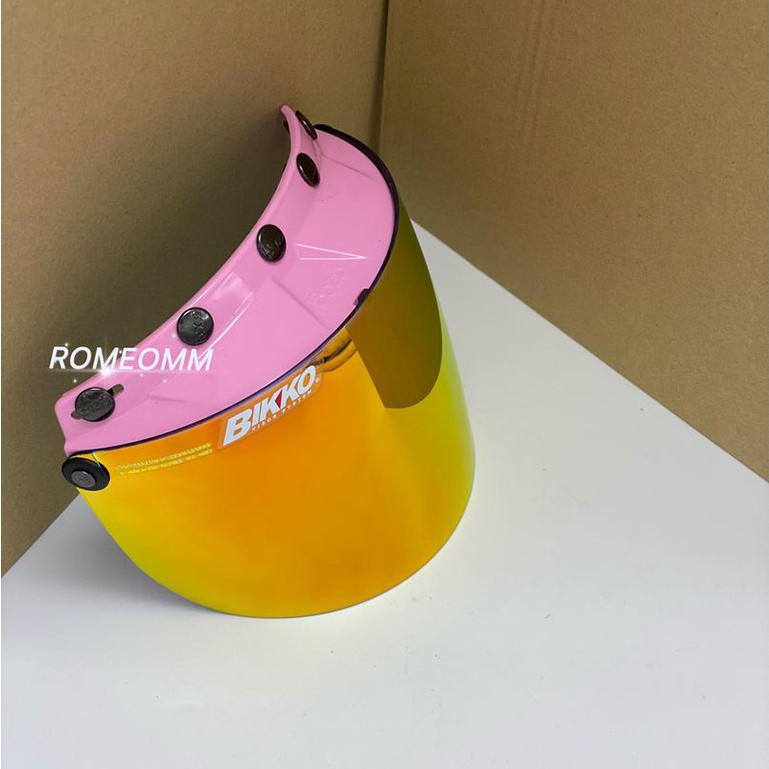 BOGO Visor 3 Button Black Cap BG05 BG25 BO GO Bikko helmet SGV MHR MS88