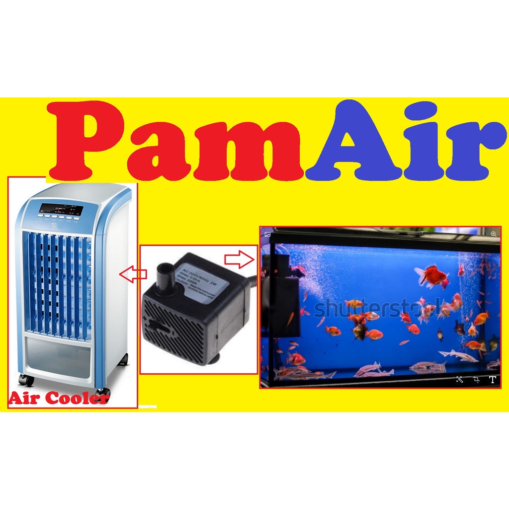 Penapis Kotoraran Pam Air Angin Udara Akuarium Ikan Fish AC Air Cooler