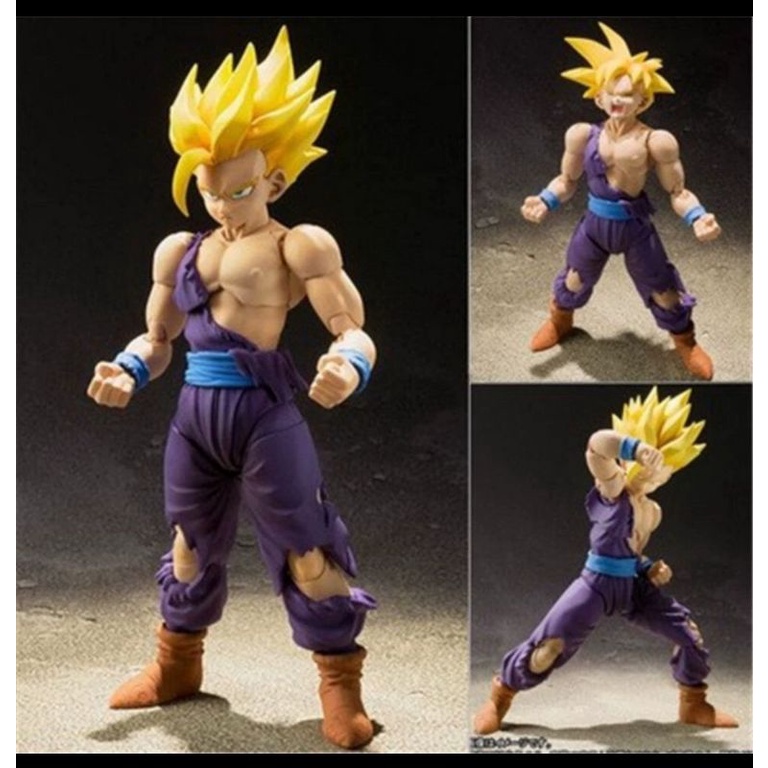 Dragon Ball SHF (OEM) Son Gohan (Super Saiyan 1 and 2)(16cm of height) Shopee Malaysia