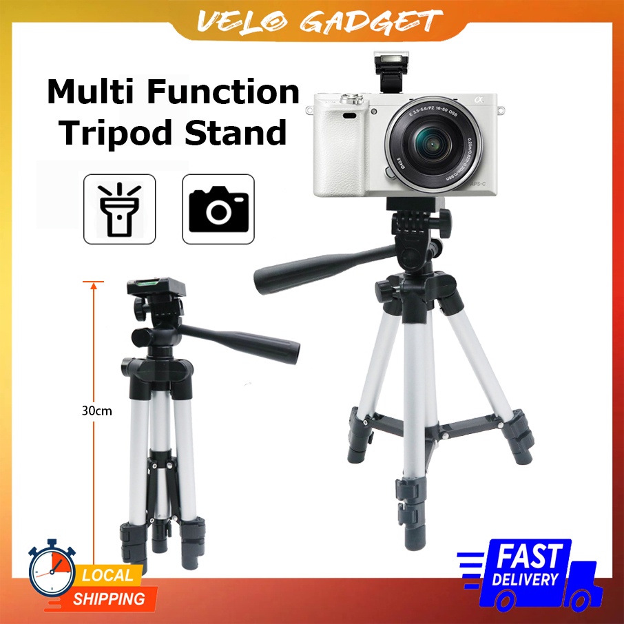 [Malaysia Stock] Adjustable Multi Function Tripod Stand Portable