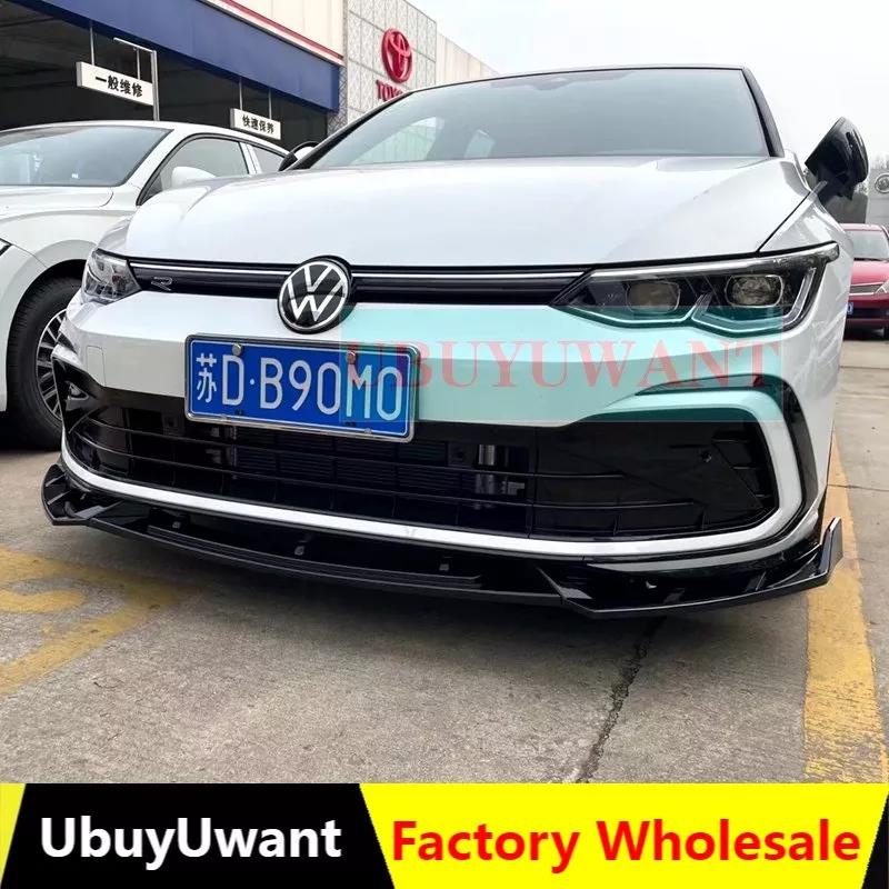 For Volkswagen MK8 GOLF 8 2000 - 2021 Front Bumper Lip Spoiler Splitter ...